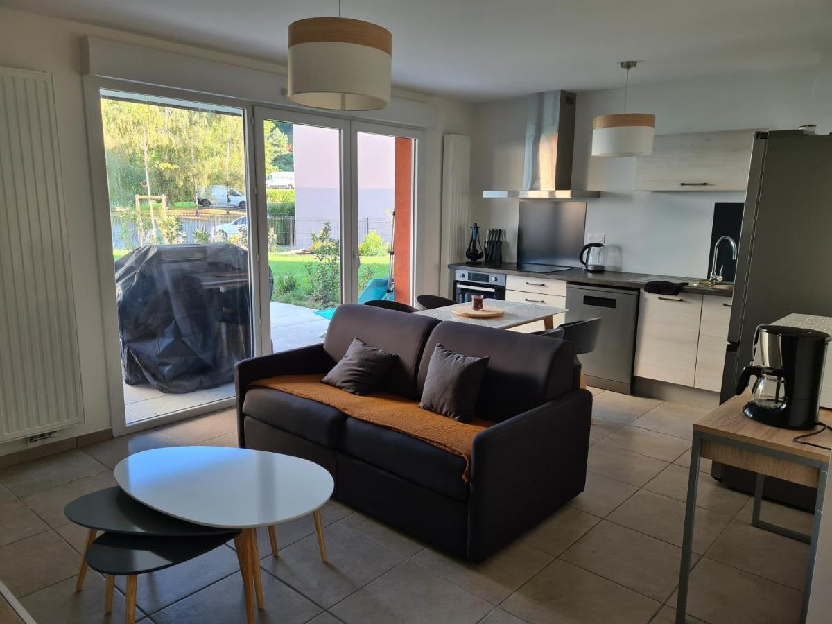 Publier L'Instant Leman - T2 3 Etoiles A 5Min De Thonon Et Evian Avec Terrasse Et Jardin A 100M Du Lac מראה חיצוני תמונה